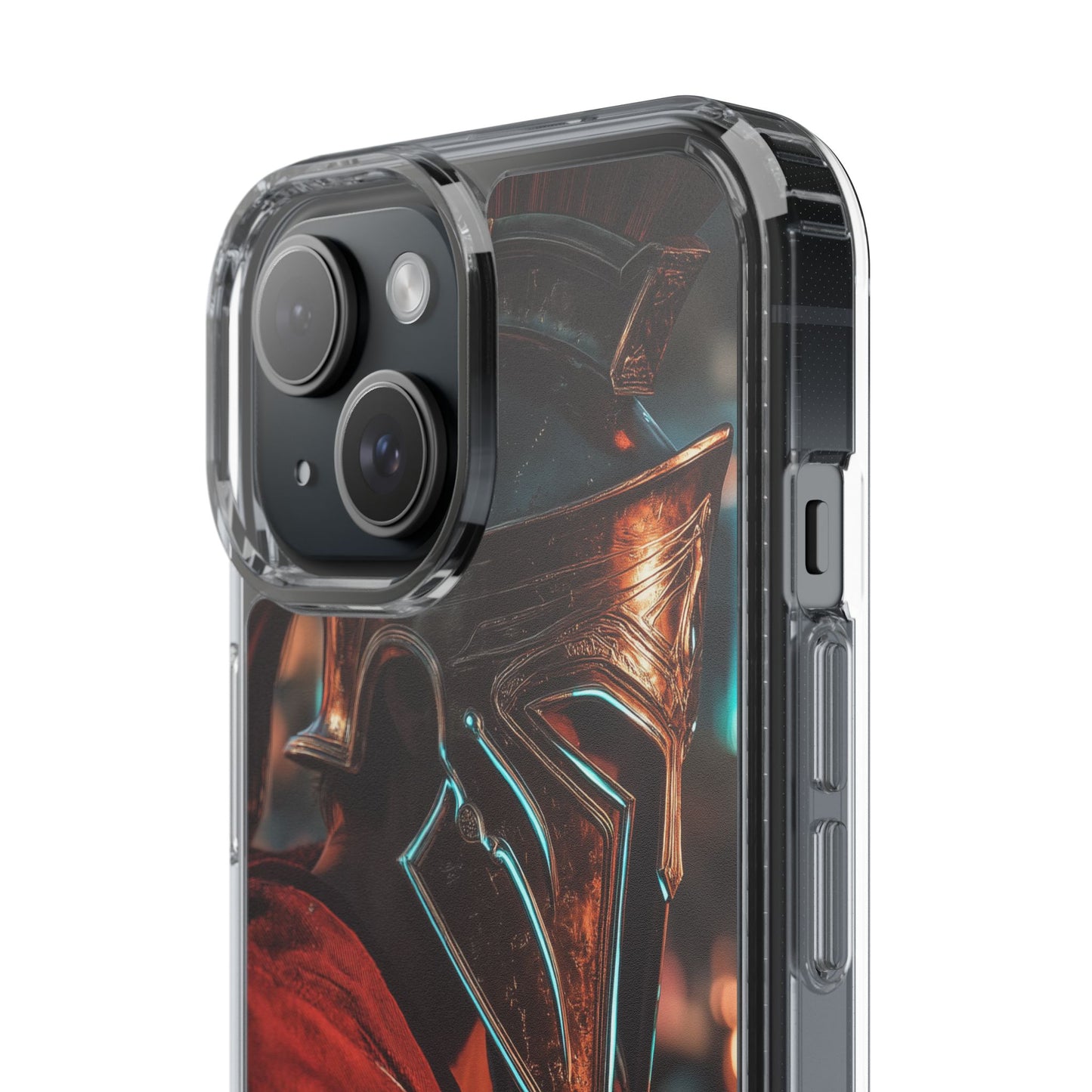 Forged Spartan Valor Phone Case – Premium Clear Protection with Bold Warrior Design