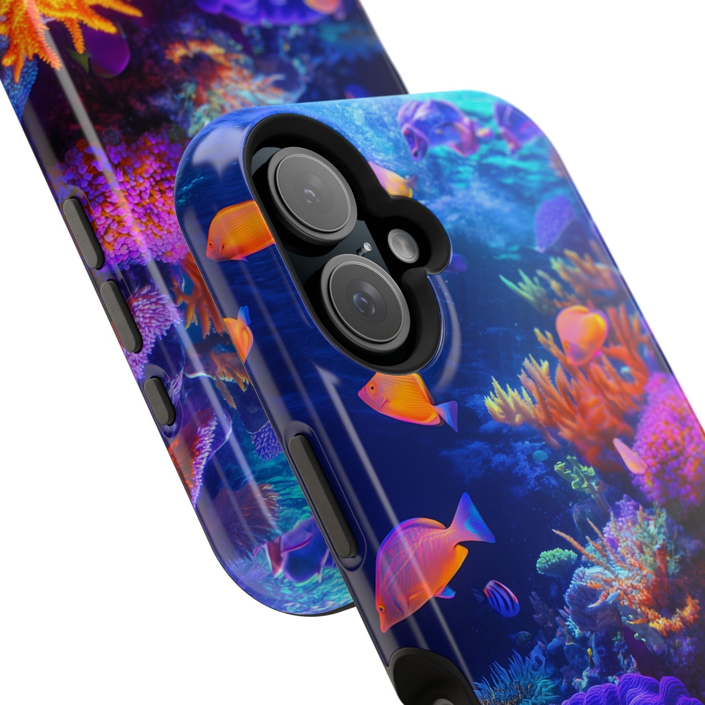 Prismatic Coral Reef Glow Magnetic Tough iPhone Case
