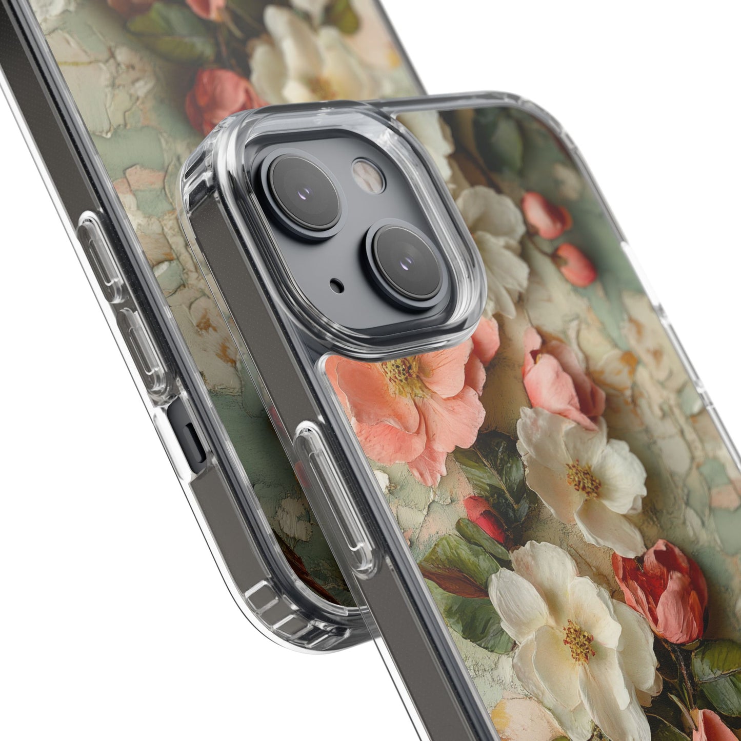 Floral Clear iPhone Case – Delicate Botanical Design