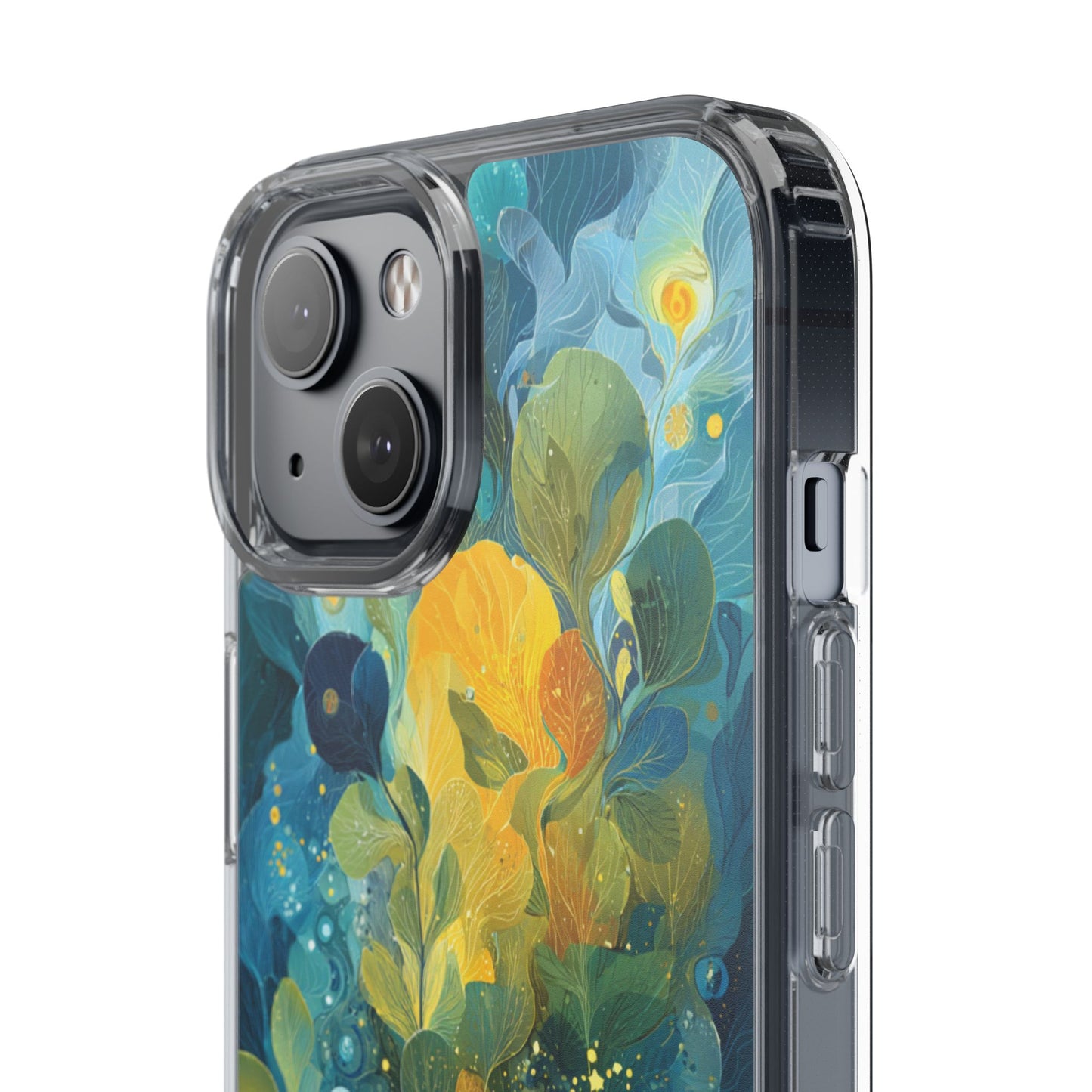 Artistic Reader Clear Phone Case - Design for Creative Souls