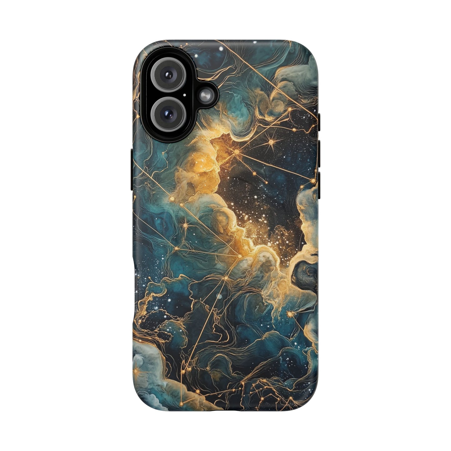 Cosmic Tough Magnetic iPhone Case - Nebula Design, Durable Protection