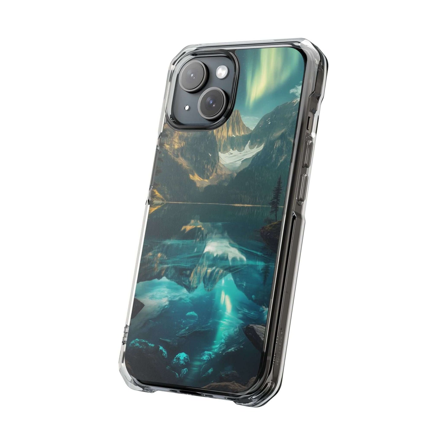 Celestial Glacier Ridge Magnetic Clear Impact iPhone Case