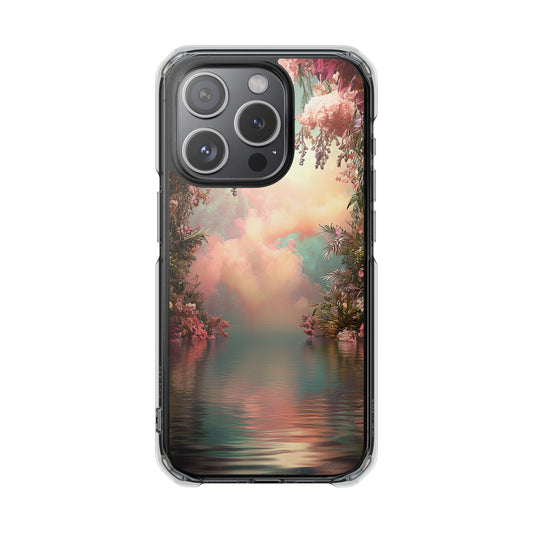 Enchanted Tropics Magnetic Clear iPhone Case