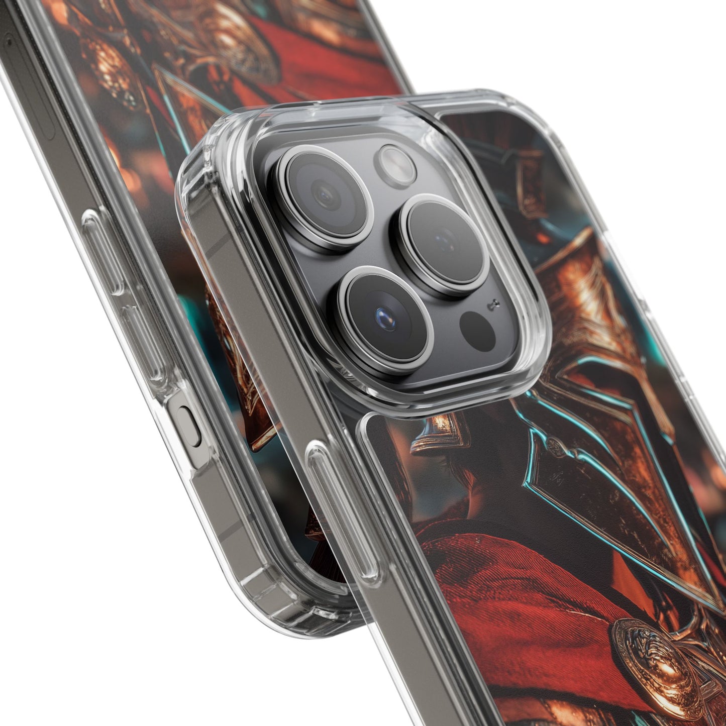 Forged Spartan Valor Phone Case – Premium Clear Protection with Bold Warrior Design