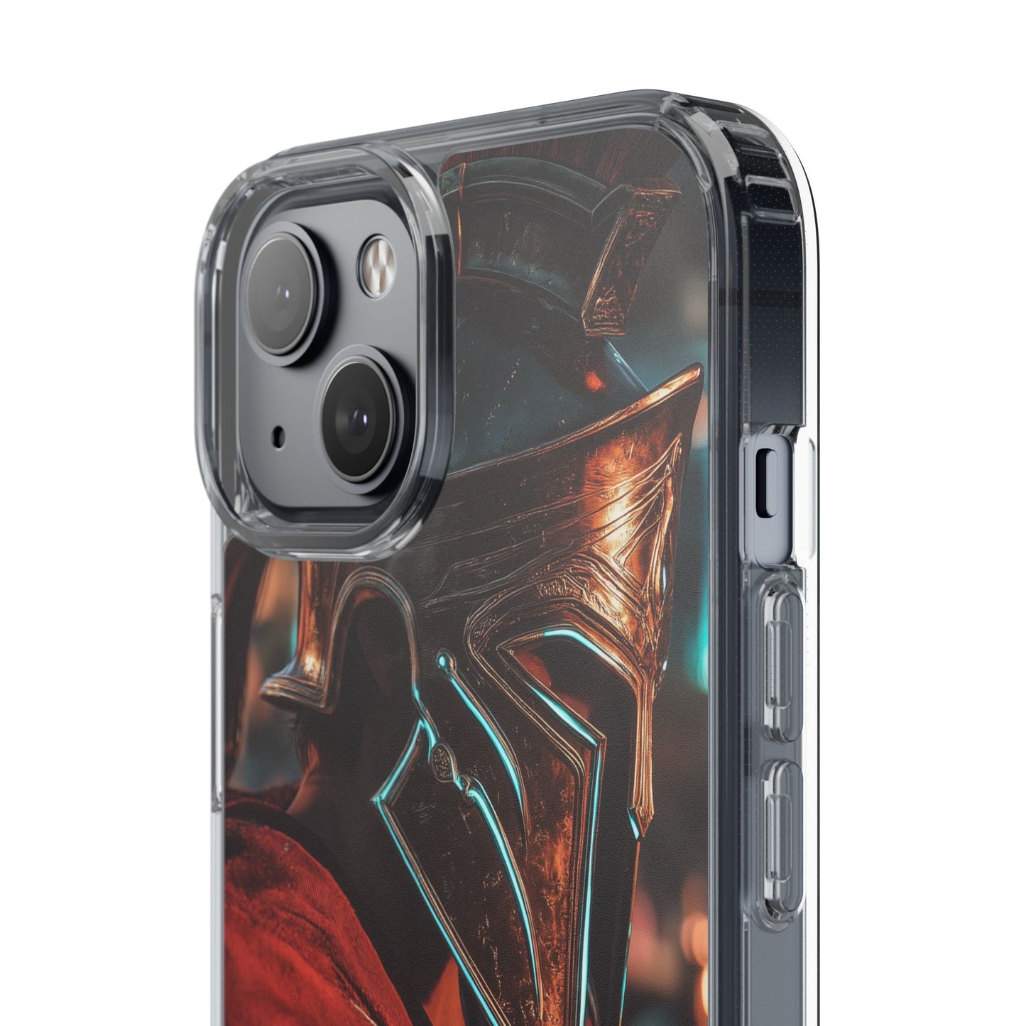 Forged Spartan Valor Phone Case – Premium Clear Protection with Bold Warrior Design