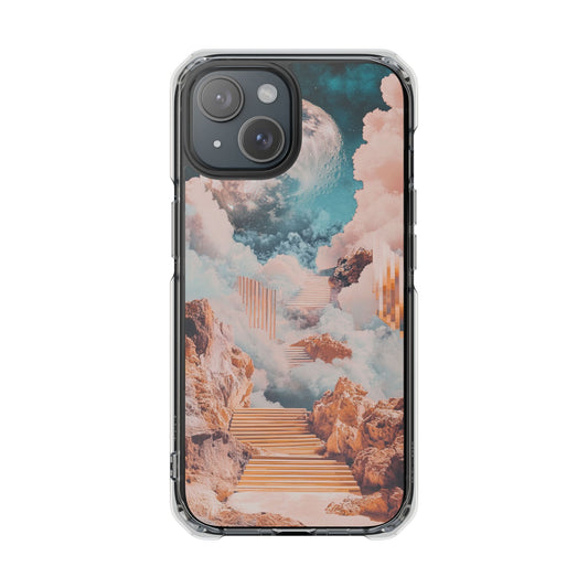 Skyward Dreams Magnetic Clear Impact iPhone Case