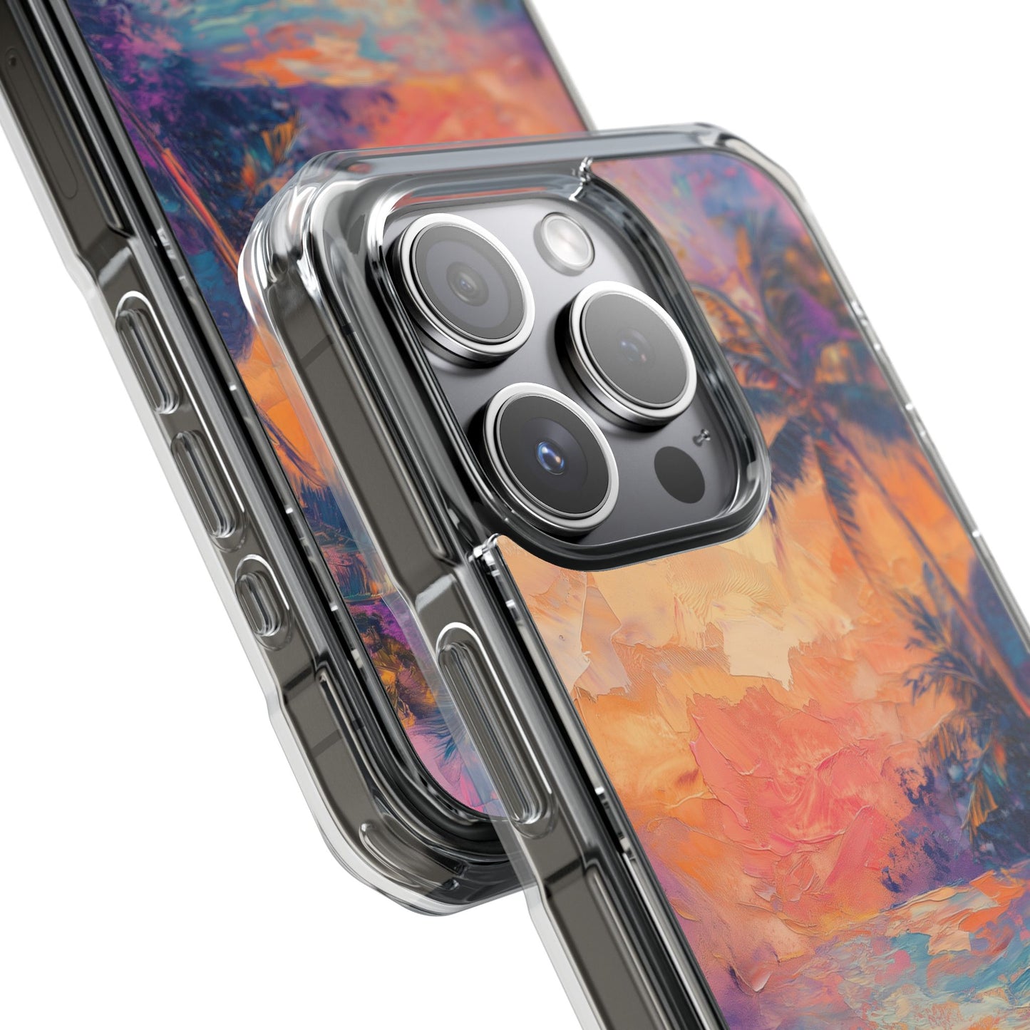 Tropical Paradise Palms Magnetic iPhone Case