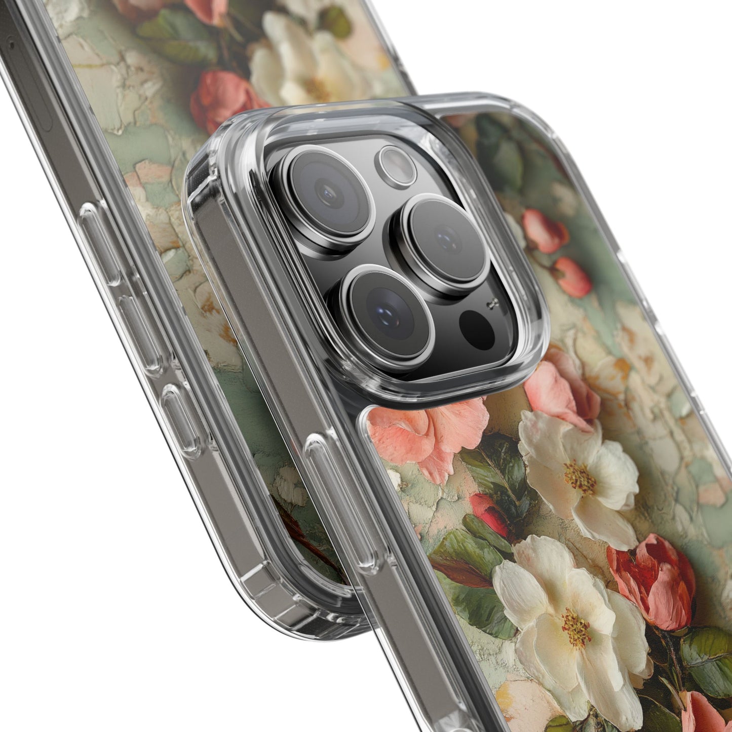 Floral Clear iPhone Case – Delicate Botanical Design