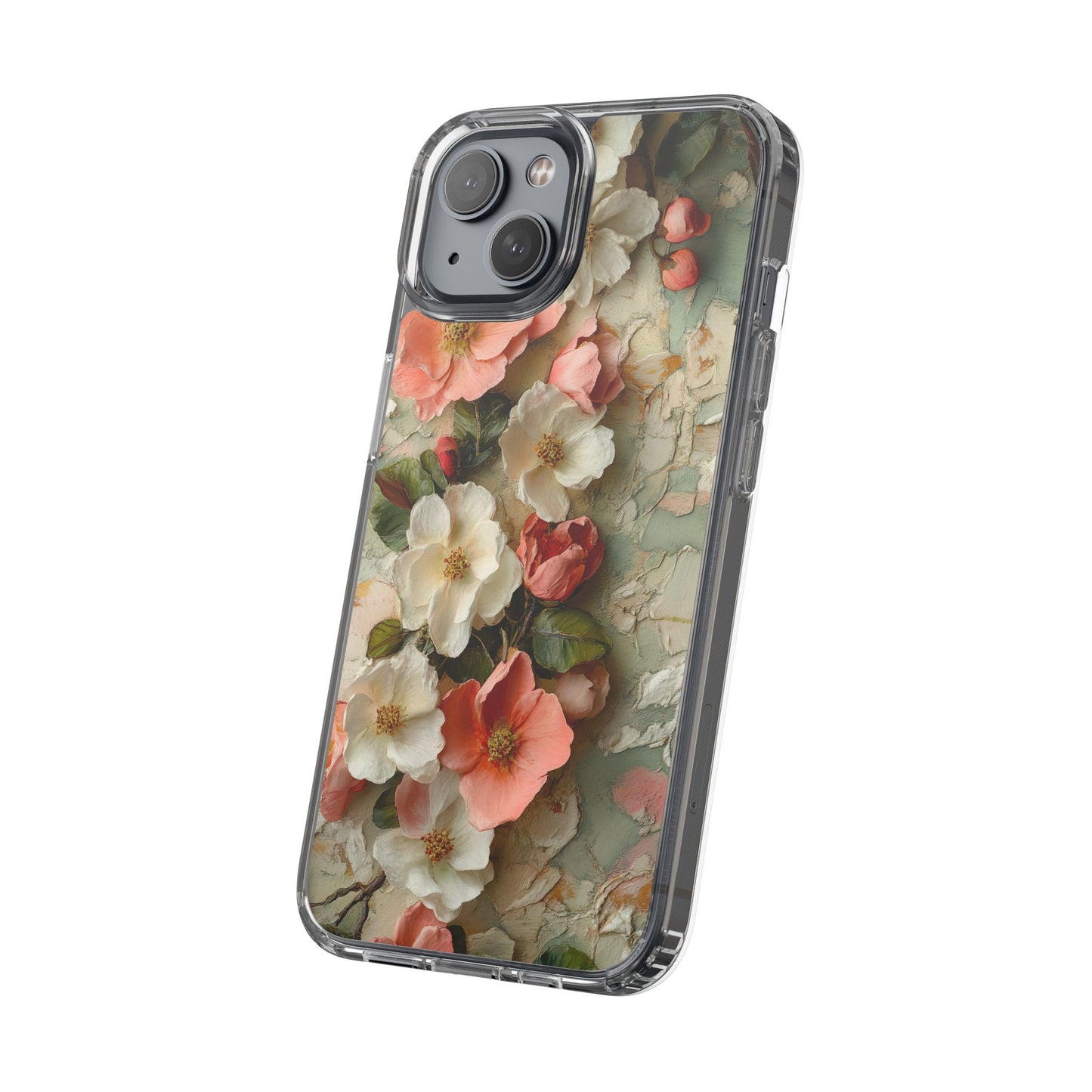 Floral Clear iPhone Case – Delicate Botanical Design