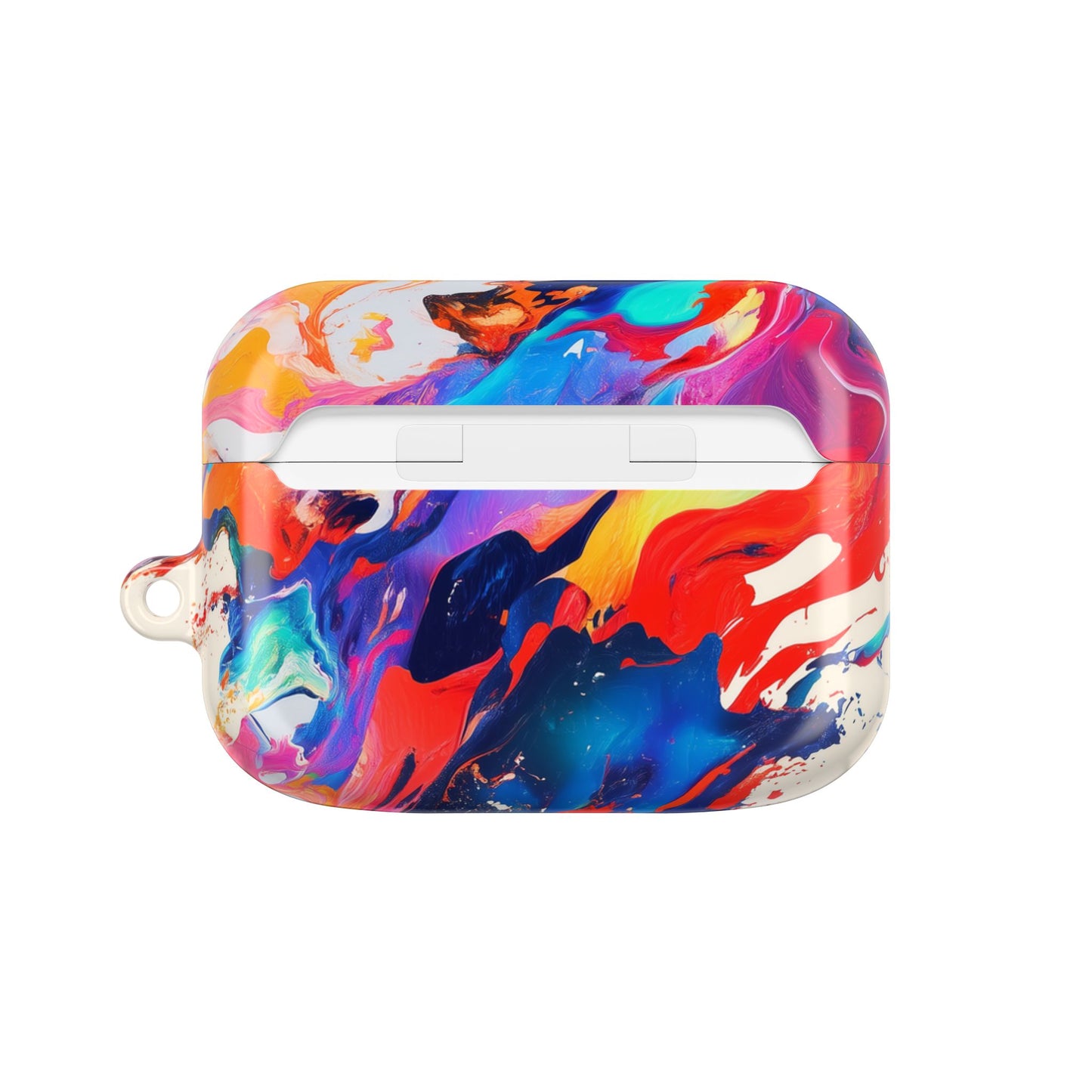 Vibrant Abstract Art AirPod Case – Color Splash Design with Bold, Stylish Protection for Music Lovers