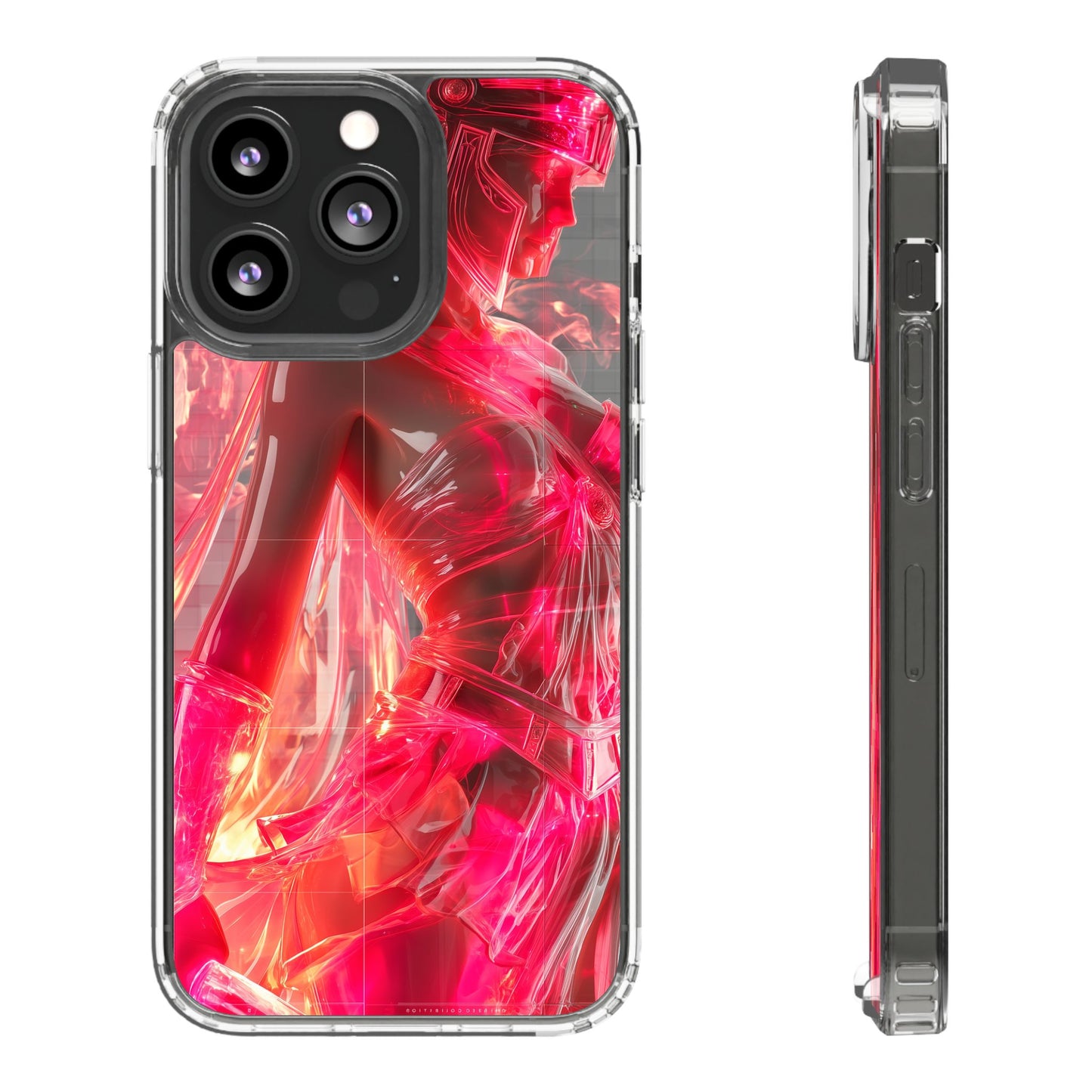 Athena Stryker Vibrant Clear iPhone Case – Stylish Protection with Graphic Print