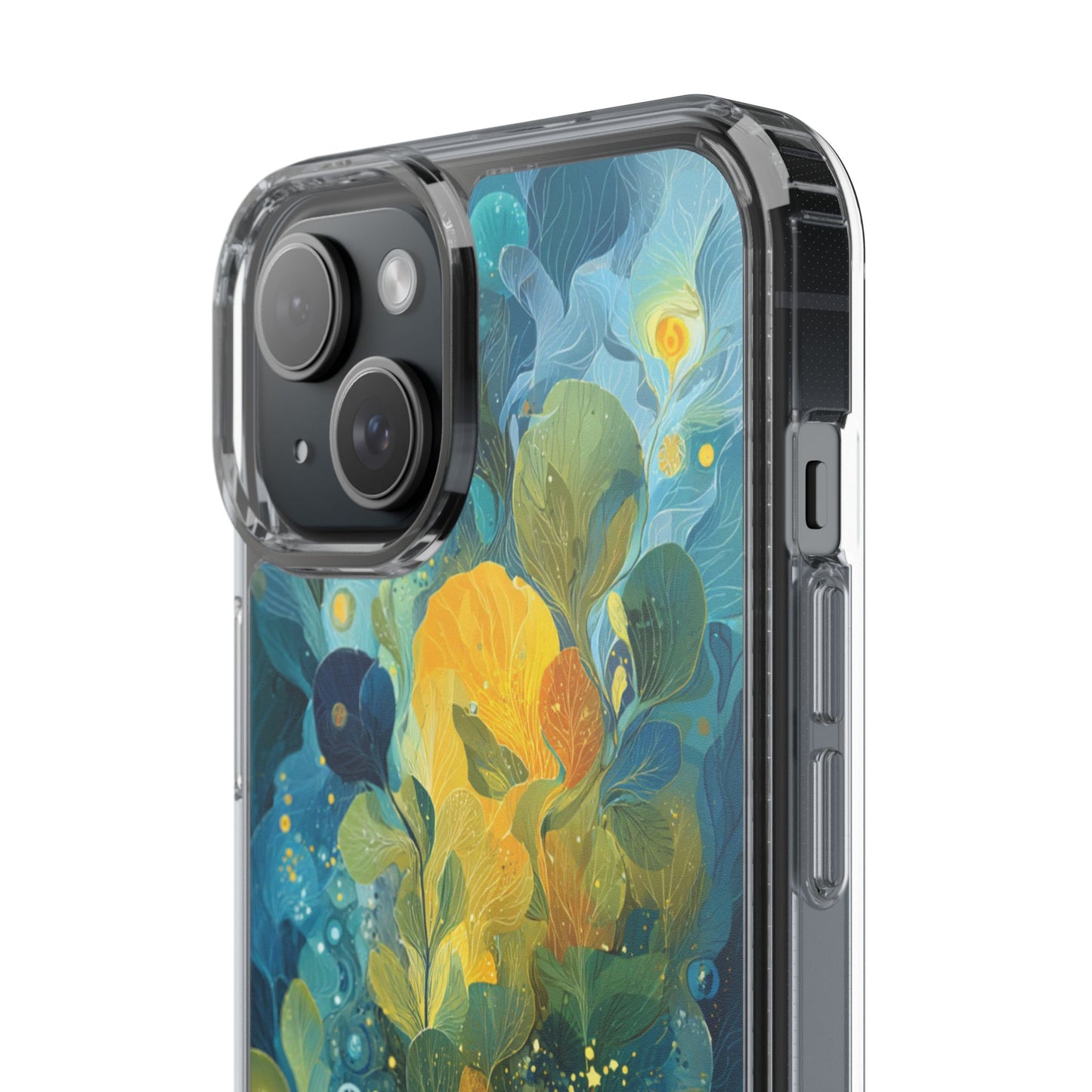 Artistic Reader Clear Phone Case - Design for Creative Souls