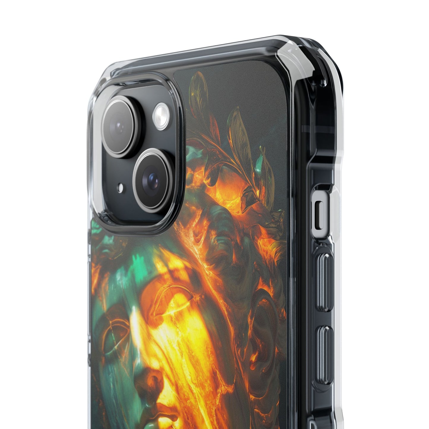 Davids Reflection Magnetic Clear Impact iPhone Case