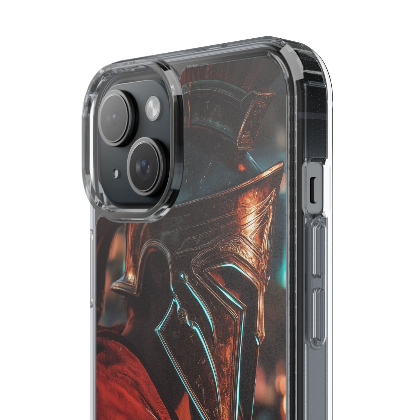 Forged Spartan Valor Phone Case – Premium Clear Protection with Bold Warrior Design