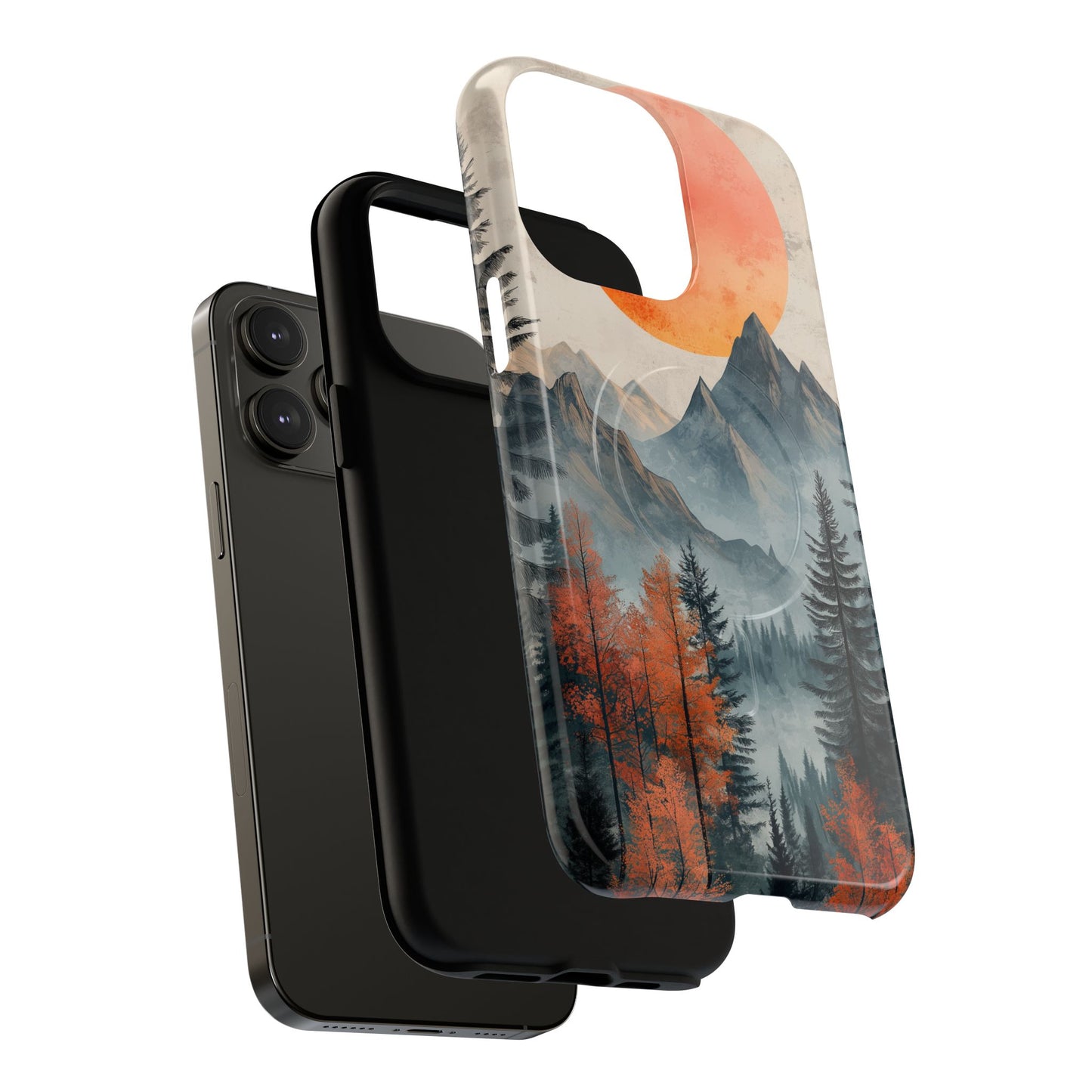 Scenic Tough Magnetic iPhone Case - Nature Inspired Design for Adventurers