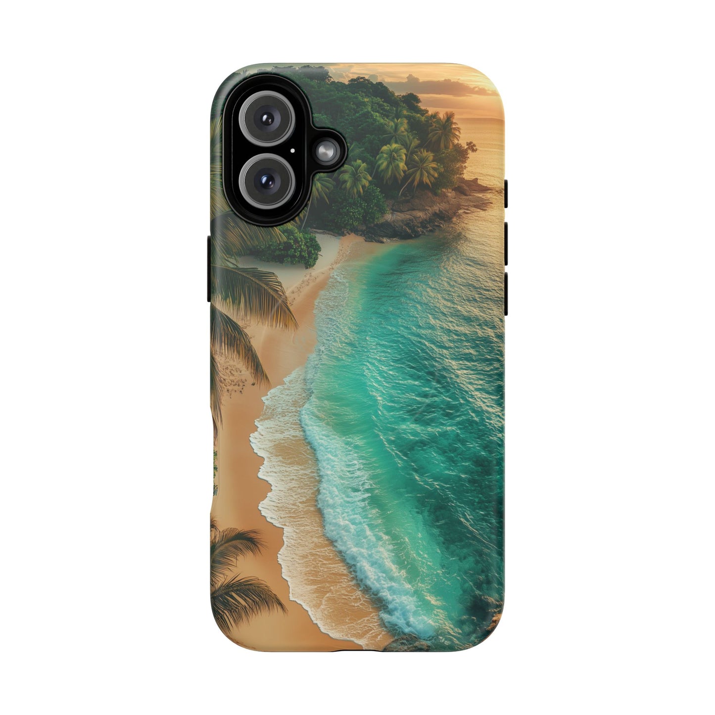 Tropical Beach Tough Magnetic Phone Case - Stylish Protection for Outdoor Lovers