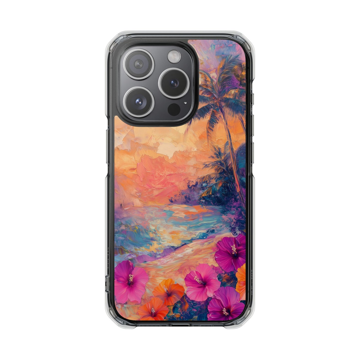 Tropical Paradise Palms Magnetic iPhone Case