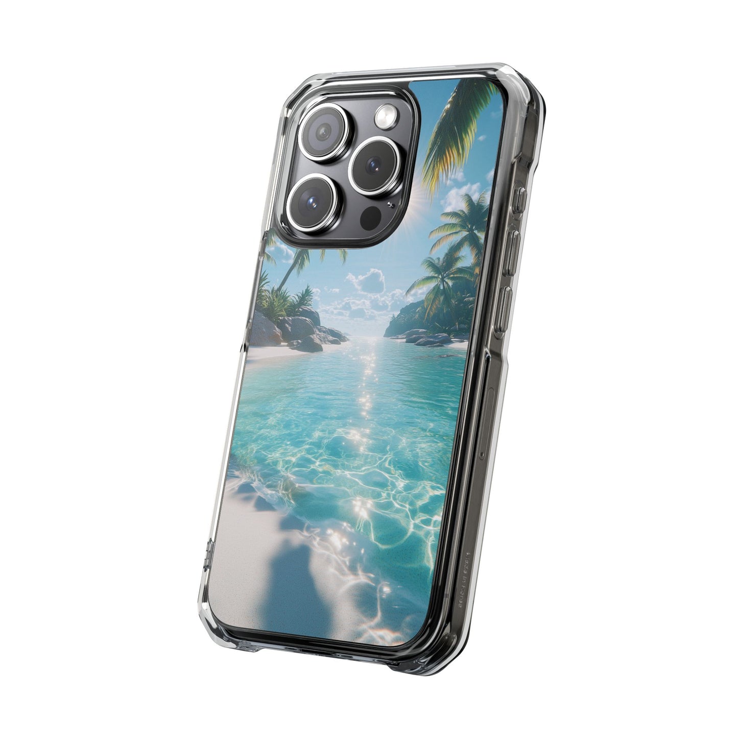 Tropical Paradise Magnetic Clear Impact iPhone Case