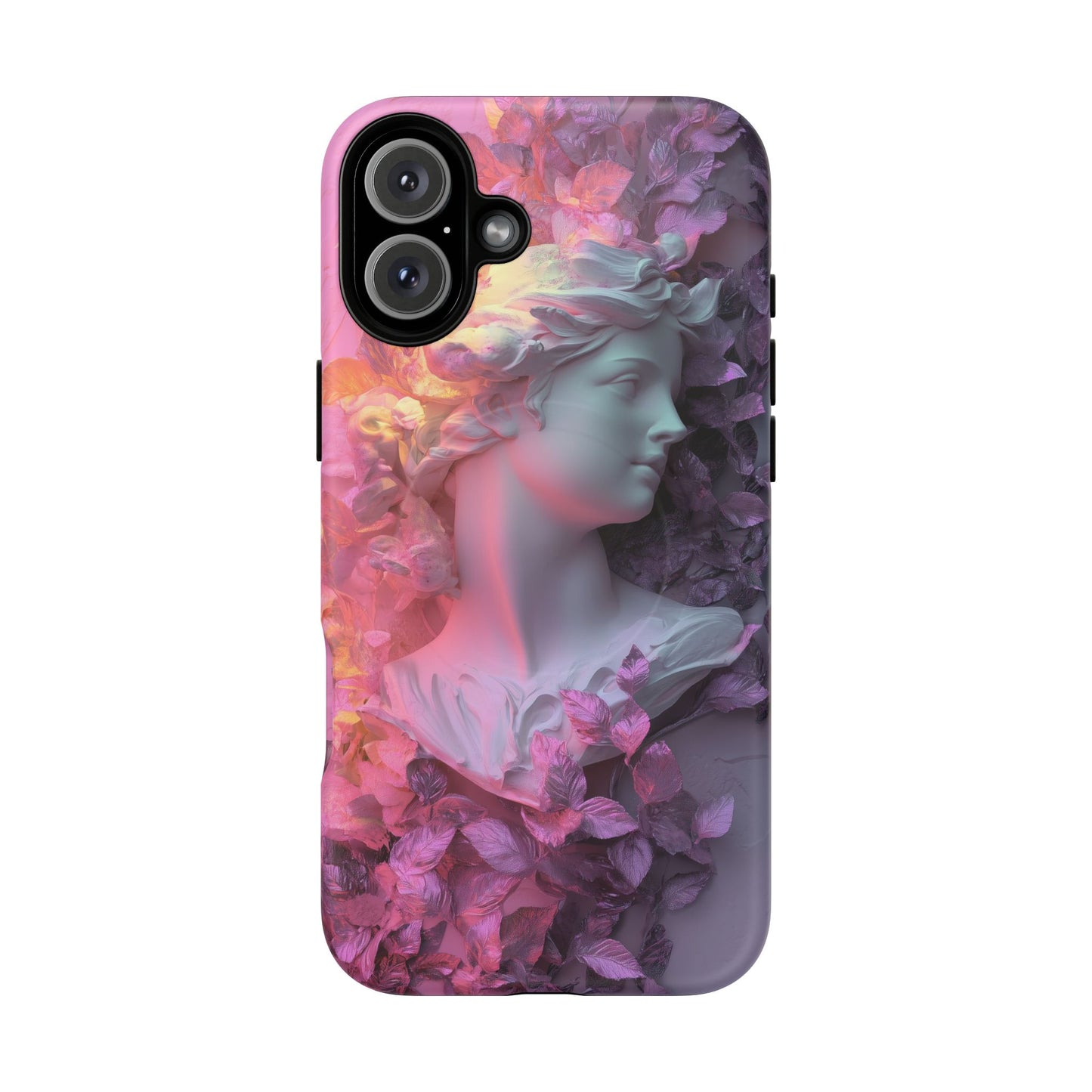 Artistic Tough Magnetic iPhone Case - Floral Goddess Design