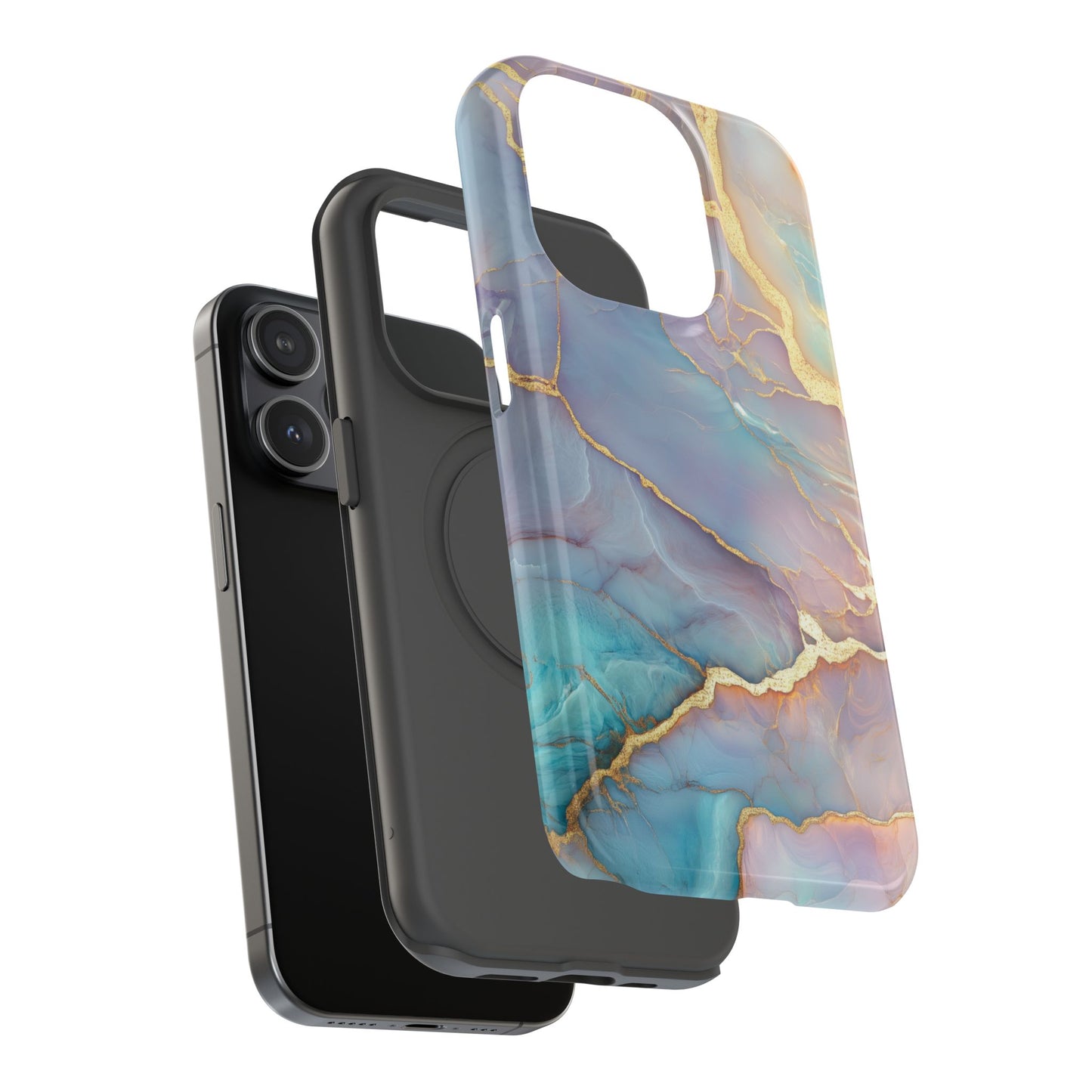 Golden Ocean Marble iPhone Case