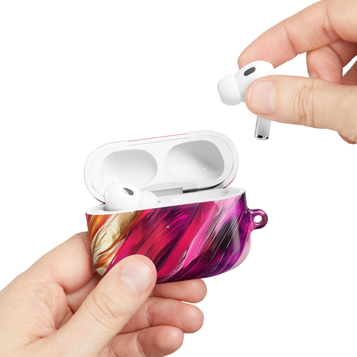 Iridescent Abstract Camo AirPod Case