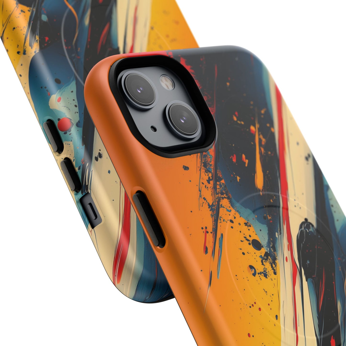Vibrant Tough Magnetic Case - Bold Abstract Art for iPhone